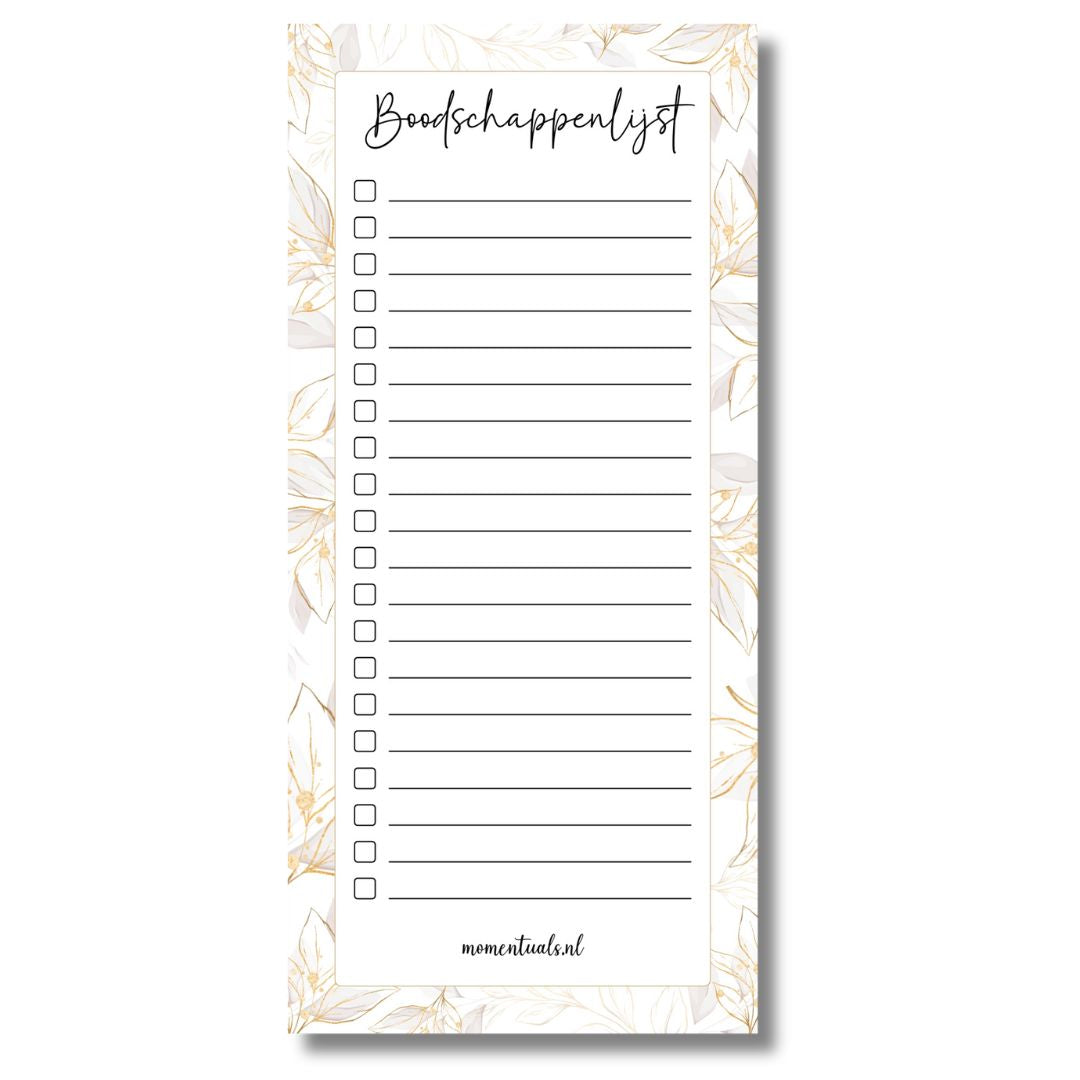 Stationery-boodschappenlijst-notitieblok-klein-boodschappenplanner
