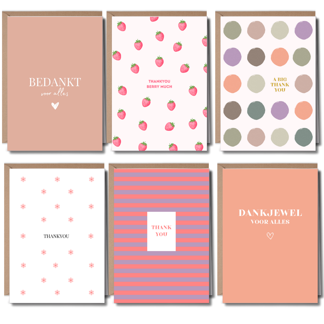 Kaartenset-kopen-bedankt-kaarten-dankjewel-kaarten