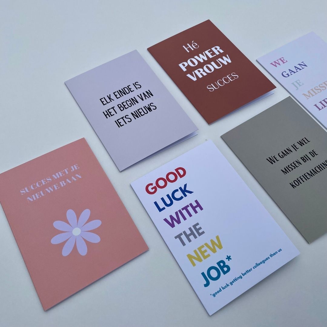 kaart-nieuwe-baan-afscheid-collega-kaart-kaartenset