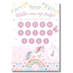 Aftelkalender verjaardag-unicorn