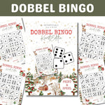 Dobbel bingo kerstspel om te printen - kerst editie