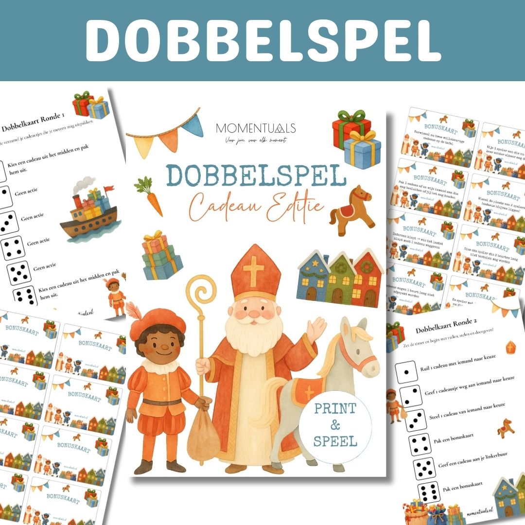 Sinterklaas dobbelspel inhoud