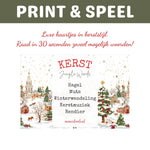Jingle Words kerstspel – 36 kaartjes printable – voorbeeldpagina