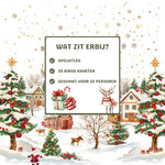 Kerst dobbel bingo inhoud