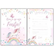 Unicorn-uitnodiging-uitnodigingskaartjes-eenhoorn
