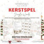 Printbaar kerstspel Jingle Words – kerst 30 seconds spel voor families