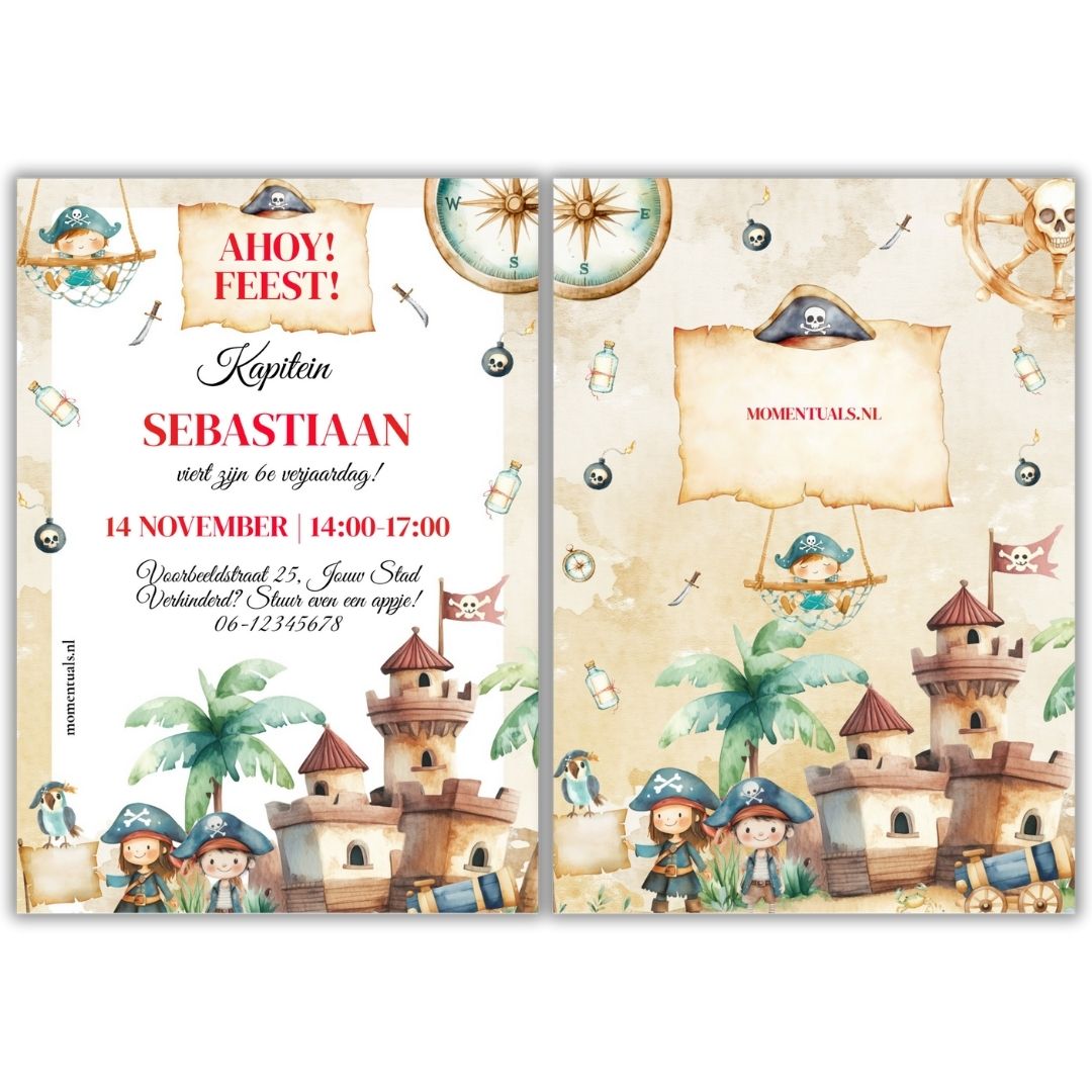 Uitnodiging-Kinderfeestje-zelf-maken-canva-piratenfeestje