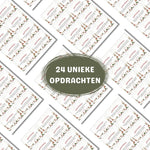 dobbelspel voor kerst 24 unieke bonuskaartjes